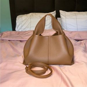 Polene Tan Shoulder Bag